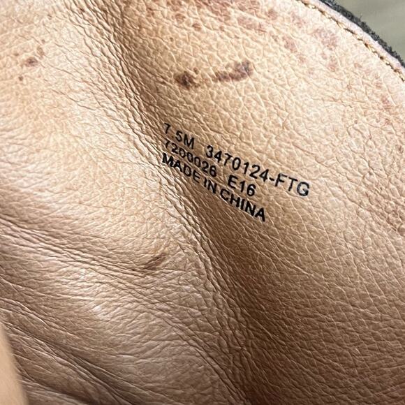 Frye Madeline Short Heeled Western Boots Dark Gray Suede Women’s Size 7.5 - Picture 9 of 10